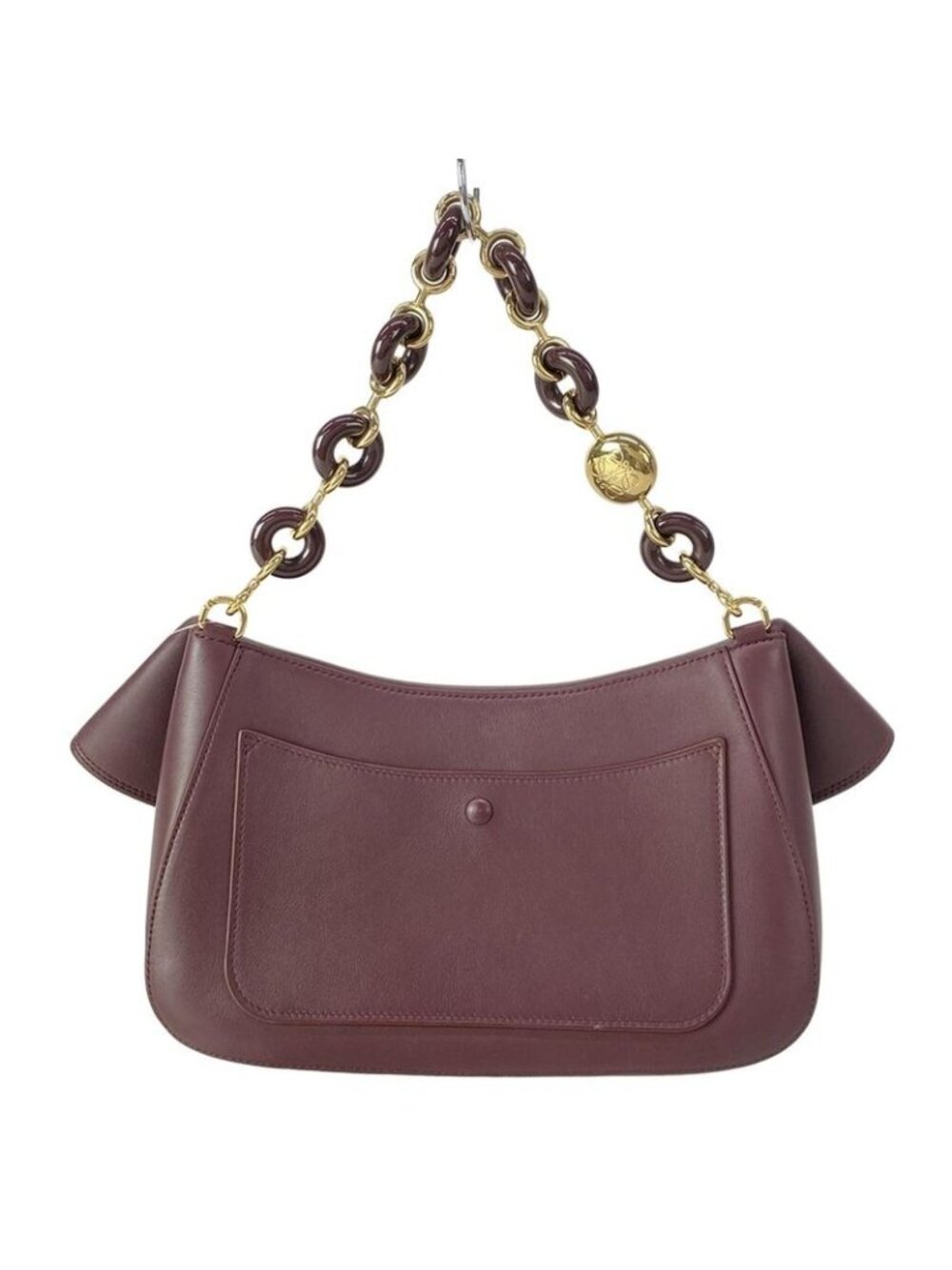 ★SOLD★ Loewe Handbag Ola Bag Bordeaux Donut Chain Strap - Picture 3 of 16